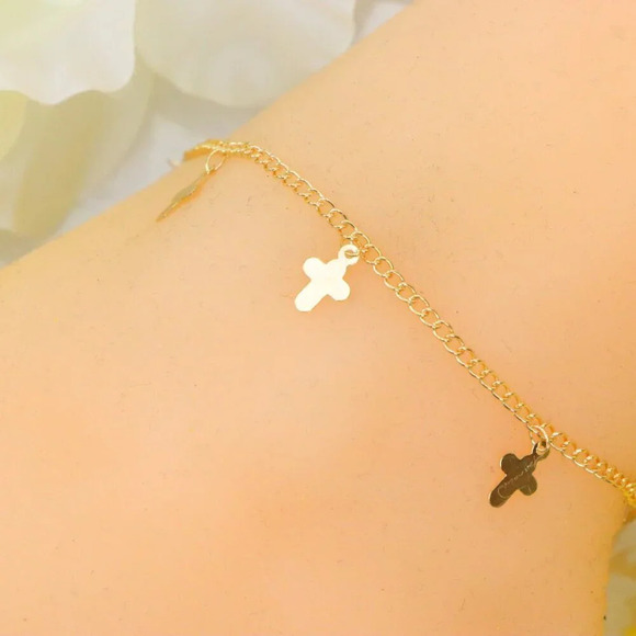 "Minimalist Anklet, Sleek & Modern Design, Women’s Fashion, YC110229-A - Picture 2 of 10